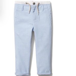 Janie & Jack 
LINEN DOUBLE WAISTBAND PANT